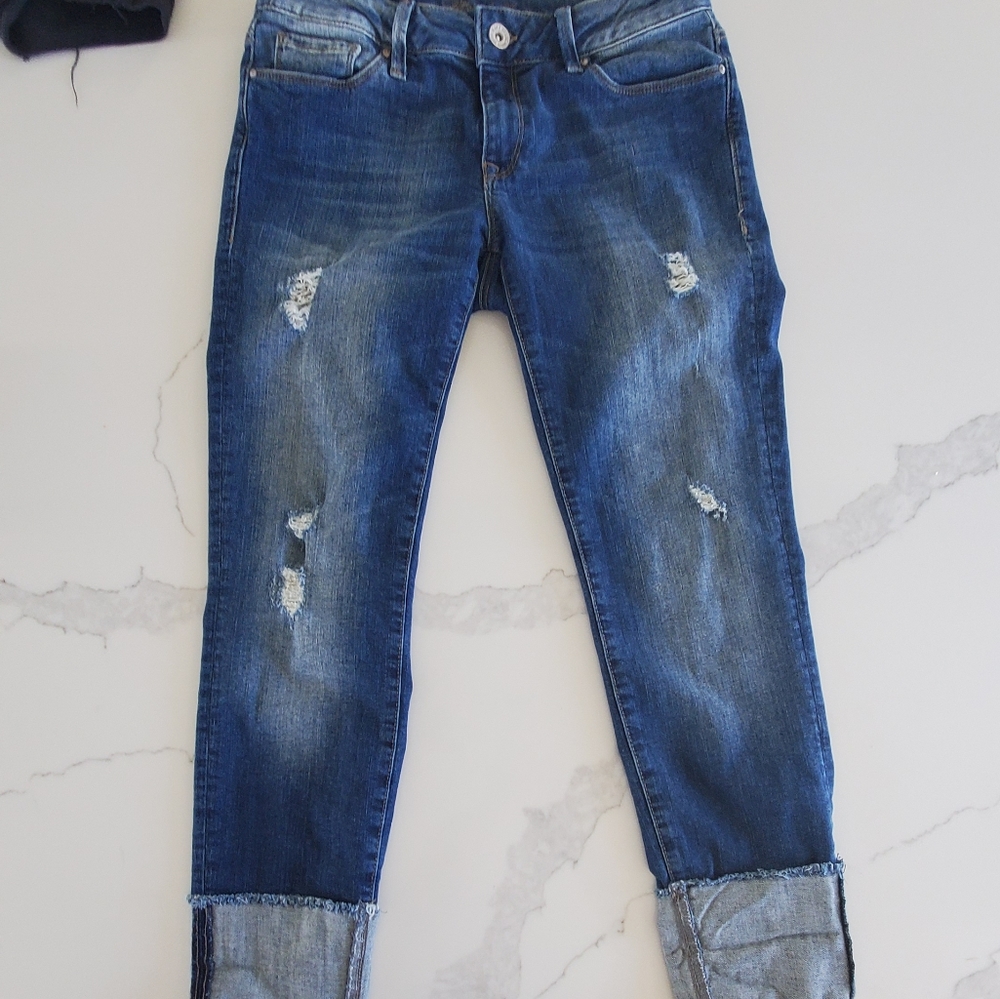 Mavi Erica Skinny Mid-rise, Cuffed Jeans size 28